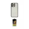 ieg™ iPhone 14 Pro Kılıf Doruk Doku Prime - Siyah Buffer Cam Ekran Koruyucu