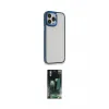 ieg™ iPhone 14 Pro Kılıf Eksen Doku Prime - Siyah 360 Mat Full Body Arka Koruyucu
