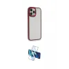 ieg™ iPhone 14 Pro Kılıf Eksen Doku Prime - Siyah 3D Antistatik Cam Ekran Koruyucu