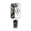 ieg™ iPhone 14 Pro Kılıf Eksen Form Koleksiyonu - Siyah 360 Mat Full Body Arka Koruyucu