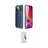 ieg™ iPhone 14 Pro Kılıf Eksen Form Prime - Şeffaf Pasifik Cam Ekran Koruyucu