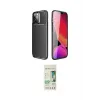 ieg™ iPhone 14 Pro Kılıf Eksen Form Prime - Siyah 20D Premium Cam Ekran Koruyucu