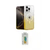 ieg™ iPhone 14 Pro Kılıf Eksen Minimal Özel Seri - Siyah Polymer Nano Ekran Koruyucu