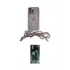 ieg™ iPhone 14 Pro Kılıf Eksen Özel Seri - Siyah 360 Mat Full Body Arka Koruyucu