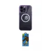 ieg™ iPhone 14 Pro Kılıf İz Form - Siyah 18D Cam Ekran Koruyucu