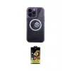 ieg™ iPhone 14 Pro Kılıf İz Form - Siyah Buffer Cam Ekran Koruyucu