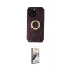 ieg™ iPhone 14 Pro Kılıf Kıvılcım Form Özel Seri - Siyah Bilvis 3D Mat Cam Ekran Koruyucu