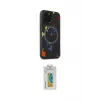 ieg™ iPhone 14 Pro Kılıf Kozmos Doku - Siyah Polymer Nano Ekran Koruyucu