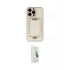 ieg™ iPhone 14 Pro Kılıf Kozmos Minimal Prime - Şeffaf Pasifik Cam Ekran Koruyucu