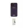 ieg™ iPhone 14 Pro Kılıf Kozmos Minimal Prime - Şeffaf Pasifik Cam Ekran Koruyucu