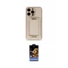 ieg™ iPhone 14 Pro Kılıf Kozmos Minimal Prime - Siyah Buffer Hayalet Cam Ekran Koruyucu