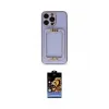 ieg™ iPhone 14 Pro Kılıf Kozmos Minimal Prime - Siyah Buffer Hayalet Cam Ekran Koruyucu