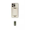 ieg™ iPhone 14 Pro Kılıf Kozmos Minimal Prime - Siyah Joko Magic 5D Hayalet Cam