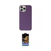 ieg™ iPhone 14 Pro Kılıf Kutup Doku Koleksiyonu - Siyah Buffer Hayalet Cam Ekran Koruyucu