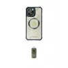 ieg™ iPhone 14 Pro Kılıf Kutup Modern - Siyah Joko Magic 5D Hayalet Cam
