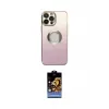 ieg™ iPhone 14 Pro Kılıf Kutup Yansıma Özel Seri - Siyah Buffer Hayalet Cam Ekran Koruyucu