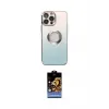 ieg™ iPhone 14 Pro Kılıf Kutup Yansıma Özel Seri - Siyah Buffer Hayalet Cam Ekran Koruyucu