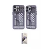 ieg™ iPhone 14 Pro Kılıf Nova Doku Koleksiyonu - Siyah Bilvis 3D Mat Cam Ekran Koruyucu