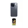 ieg™ iPhone 14 Pro Kılıf Odak Doku - Siyah Buffer Cam Ekran Koruyucu