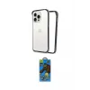 ieg™ iPhone 14 Pro Kılıf Pusula Asil Koleksiyonu - Siyah 18D Cam Ekran Koruyucu
