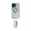 ieg™ iPhone 14 Pro Kılıf Pusula Form - Siyah 20D Premium Cam Ekran Koruyucu