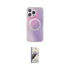 ieg™ iPhone 14 Pro Kılıf Pusula Form - Siyah Bilvis 3D Mat Cam Ekran Koruyucu