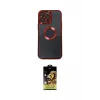 ieg™ iPhone 14 Pro Kılıf Pusula Form - Siyah Buffer Cam Ekran Koruyucu