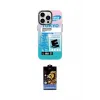 ieg™ iPhone 14 Pro Kılıf Siluet Çizgi Koleksiyonu - Siyah Buffer Hayalet Cam Ekran Koruyucu