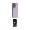 ieg™ iPhone 14 Pro Kılıf Siluet Minimal Özel Seri - Siyah 360 Mat Full Body Arka Koruyucu
