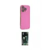 ieg™ iPhone 14 Pro Kılıf Siluet Minimal Özel Seri - Siyah 360 Mat Full Body Arka Koruyucu