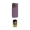ieg™ iPhone 14 Pro Kılıf Siluet Minimal Özel Seri - Siyah Buffer Cam Ekran Koruyucu