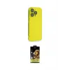 ieg™ iPhone 14 Pro Kılıf Siluet Minimal Özel Seri - Siyah Buffer Cam Ekran Koruyucu
