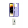 ieg™ iPhone 14 Pro Kılıf Siluet Minimal Prime - Şeffaf Pasifik Cam Ekran Koruyucu