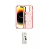 ieg™ iPhone 14 Pro Kılıf Siluet Minimal Prime - Şeffaf Pasifik Cam Ekran Koruyucu