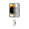 ieg™ iPhone 14 Pro Kılıf Siluet Minimal Prime - Şeffaf Pasifik Cam Ekran Koruyucu