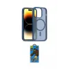 ieg™ iPhone 14 Pro Kılıf Siluet Minimal Prime - Siyah 18D Cam Ekran Koruyucu