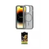 ieg™ iPhone 14 Pro Kılıf Siluet Minimal Prime - Siyah Buffer Cam Ekran Koruyucu