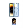ieg™ iPhone 14 Pro Kılıf Siluet Minimal Prime - Siyah Buffer Hayalet Cam Ekran Koruyucu