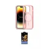 ieg™ iPhone 14 Pro Kılıf Siluet Minimal Prime - Siyah Buffer Hayalet Cam Ekran Koruyucu