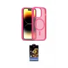 ieg™ iPhone 14 Pro Kılıf Siluet Minimal Prime - Siyah Buffer Hayalet Cam Ekran Koruyucu