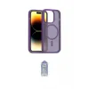 ieg™ iPhone 14 Pro Kılıf Siluet Minimal Prime - Siyah Joko Magic 5D Cam