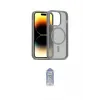 ieg™ iPhone 14 Pro Kılıf Siluet Minimal Prime - Siyah Joko Magic 5D Cam
