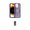 ieg™ iPhone 14 Pro Kılıf Siluet Minimal Prime - Siyah Joko Magic 5D Hayalet Cam