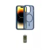 ieg™ iPhone 14 Pro Kılıf Siluet Minimal Prime - Siyah Joko Magic 5D Hayalet Cam