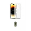 ieg™ iPhone 14 Pro Kılıf Siluet Minimal Prime - Siyah Joko Magic 5D Hayalet Cam
