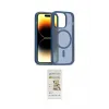 ieg™ iPhone 14 Pro Kılıf Siluet Minimal Prime - Siyah Mat Seramik Nano Ekran Koruyucu