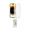 ieg™ iPhone 14 Pro Kılıf Siluet Minimal Prime - Siyah Mat Seramik Nano Ekran Koruyucu