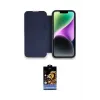 ieg™ iPhone 14 Pro Kılıf Siluet Minimal Serisi - Siyah Buffer Hayalet Cam Ekran Koruyucu