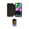 ieg™ iPhone 14 Pro Kılıf Siluet Minimal Serisi - Siyah Buffer Hayalet Cam Ekran Koruyucu