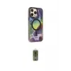 ieg™ iPhone 14 Pro Kılıf Siluet Modern Koleksiyonu - Siyah Joko Magic 5D Hayalet Cam